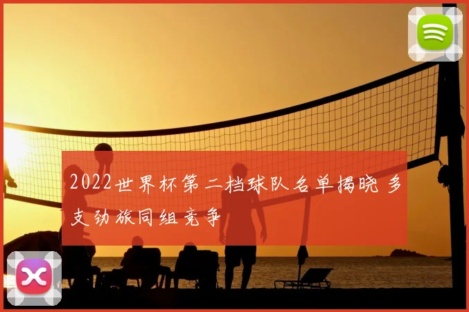 2022世界杯第二档球队名单揭晓 多支劲旅同组竞争